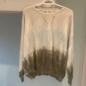 Young, Fabulous & Broke Oversized Sweater Tie Dye / Ombre Green